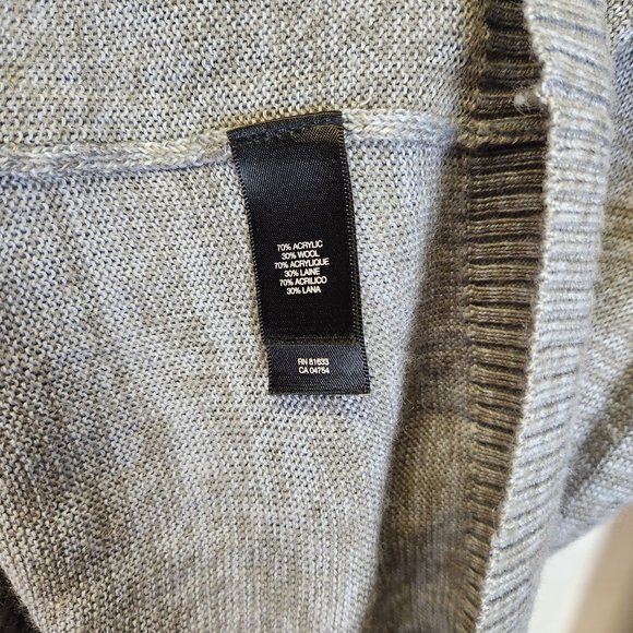 Kenneth Cole Mens Wool Acrylic Hoodie Hooded Sweater Medium - Picture 3 of 4